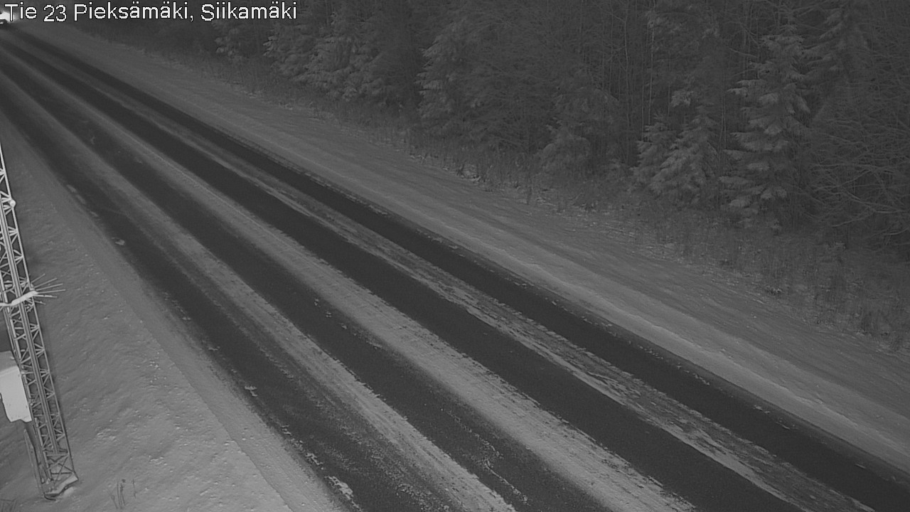 Weather Camera Image Väg 23 Pieksämäki, Siikamäki, Pieksämäki, Etelä-Savo