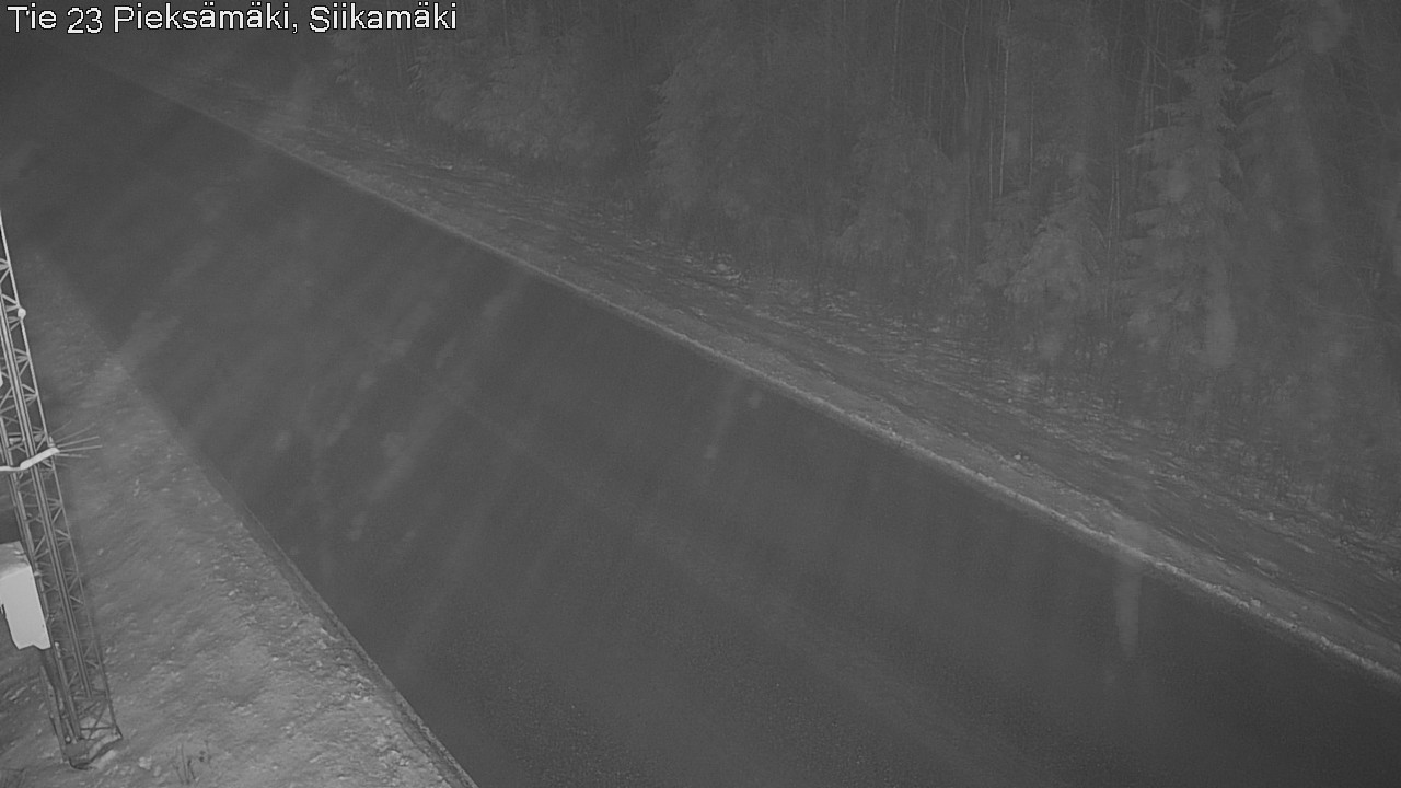 Weather Camera Image Väg 23 Pieksämäki, Siikamäki, Pieksämäki, Etelä-Savo