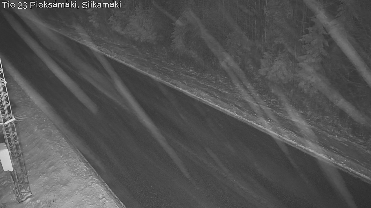 Weather Camera Image Väg 23 Pieksämäki, Siikamäki, Pieksämäki, Etelä-Savo
