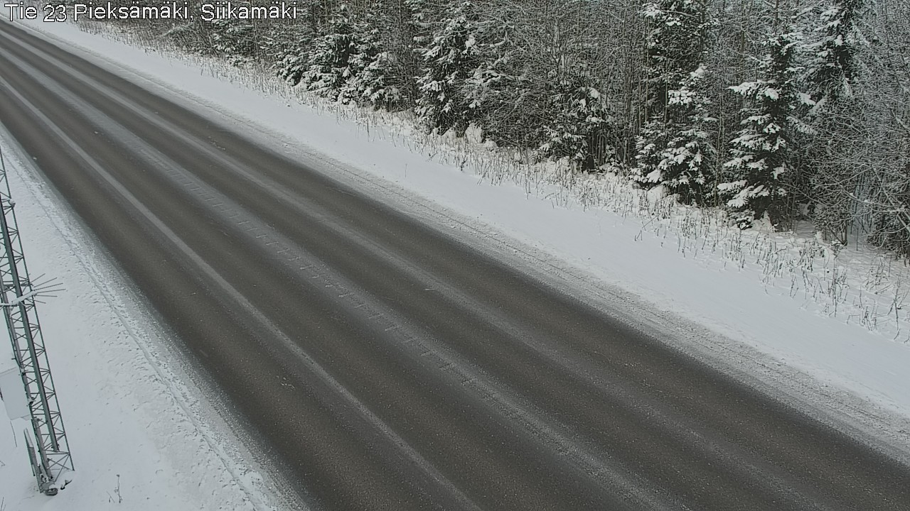 Weather Camera Image Road 23 Pieksämäki, Siikamäki, Pieksämäki, Etelä-Savo