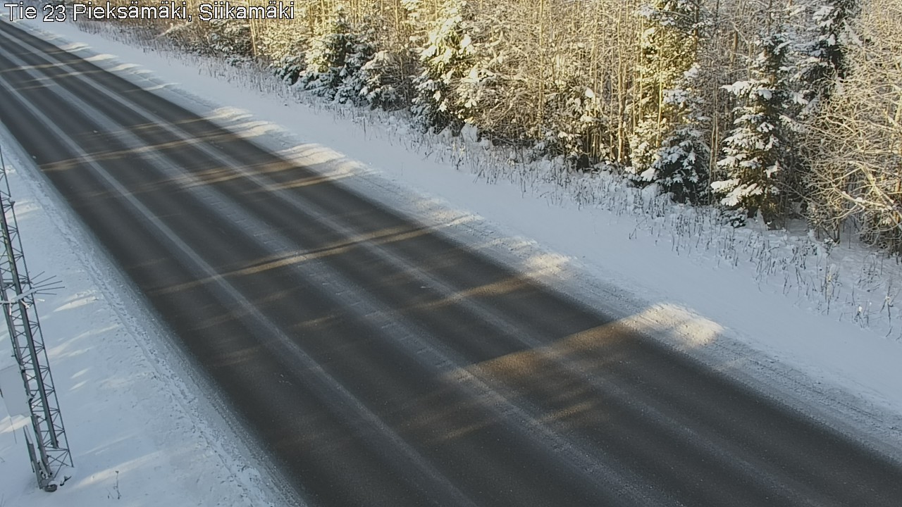 Weather Camera Image Road 23 Pieksämäki, Siikamäki, Pieksämäki, Etelä-Savo