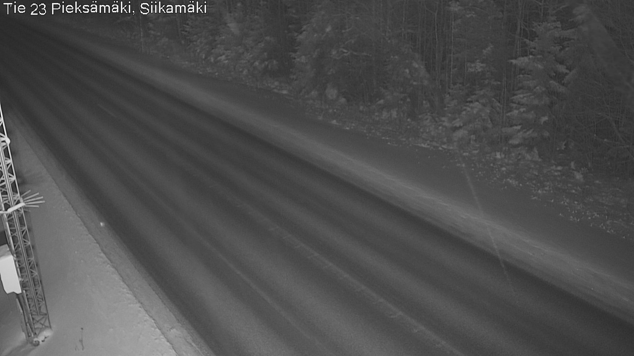 Weather Camera Image Väg 23 Pieksämäki, Siikamäki, Pieksämäki, Etelä-Savo