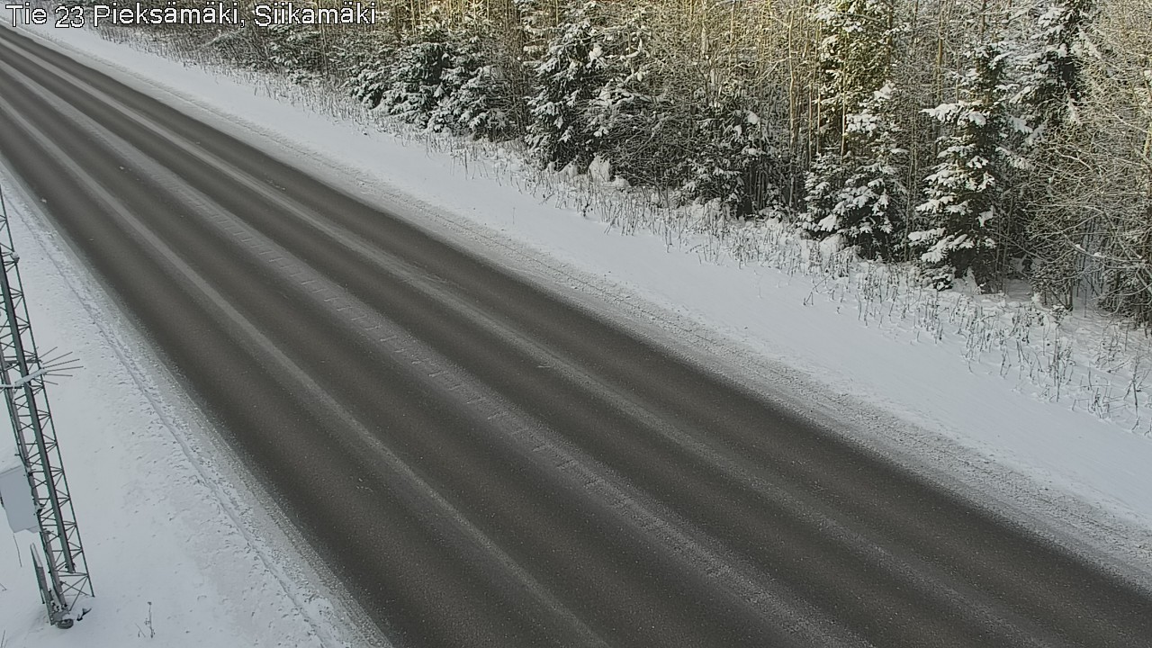Weather Camera Image Road 23 Pieksämäki, Siikamäki, Pieksämäki, Etelä-Savo