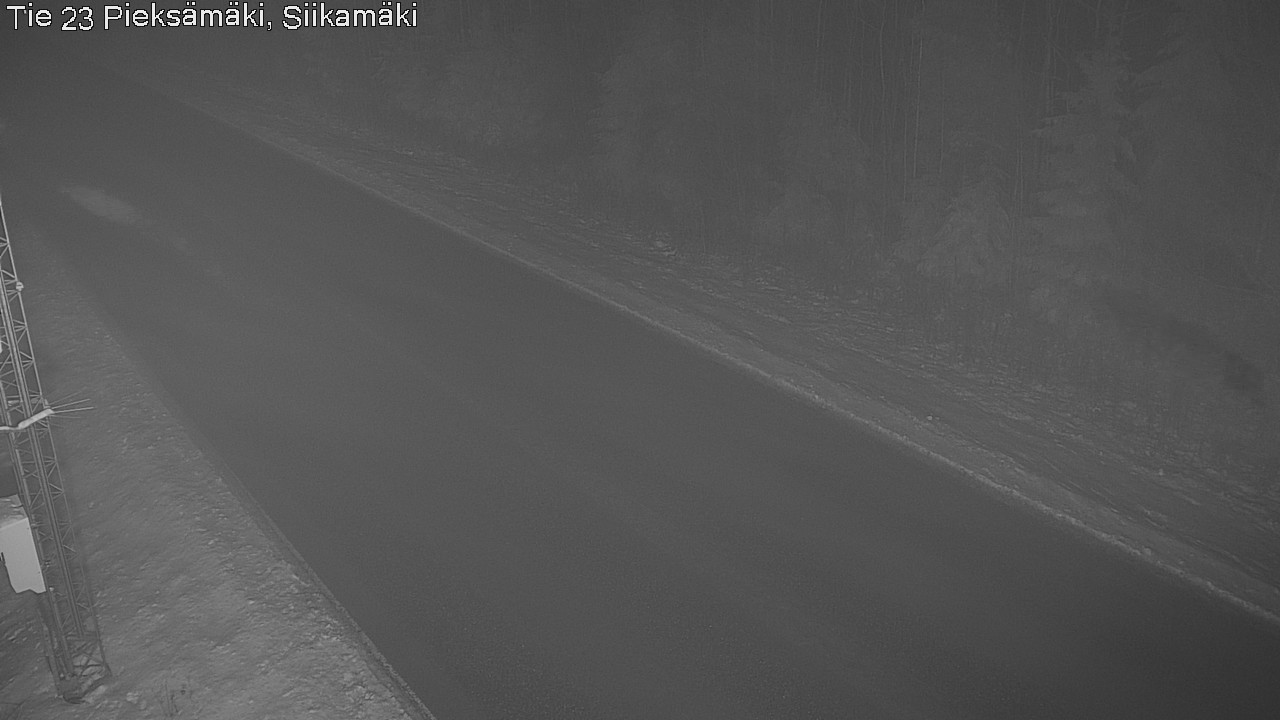 Weather Camera Image Väg 23 Pieksämäki, Siikamäki, Pieksämäki, Etelä-Savo
