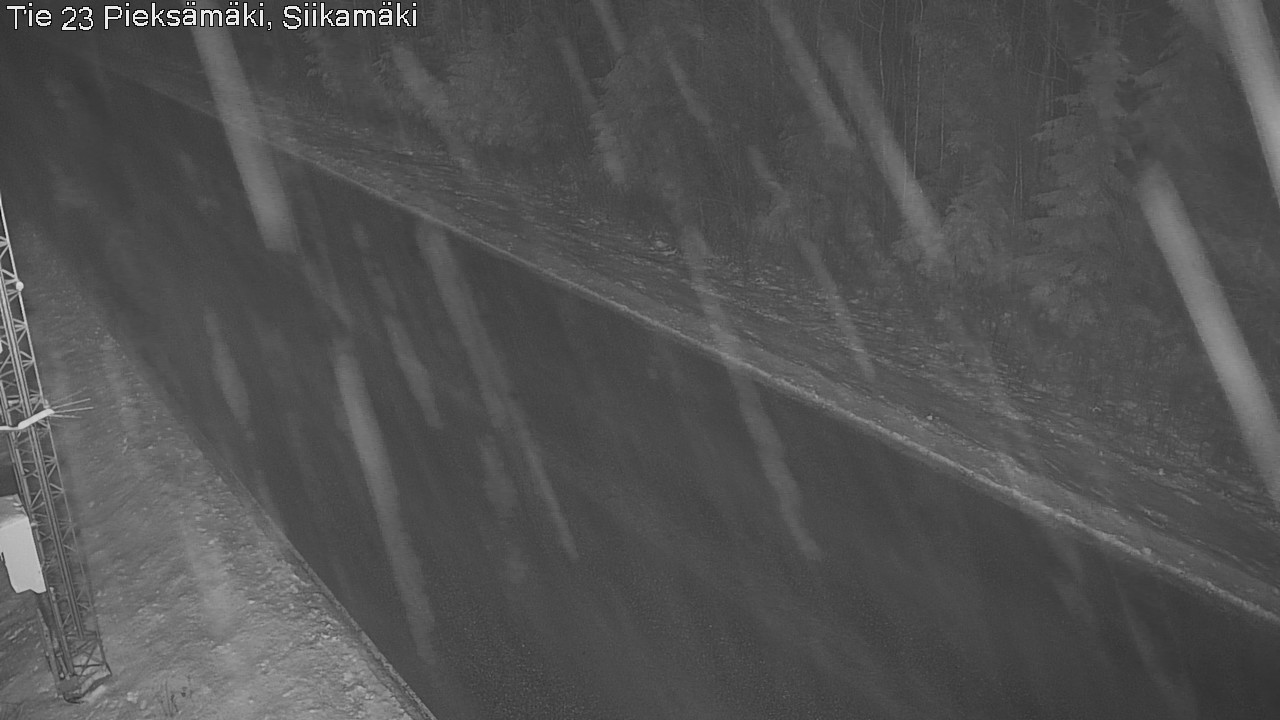 Weather Camera Image Väg 23 Pieksämäki, Siikamäki, Pieksämäki, Etelä-Savo