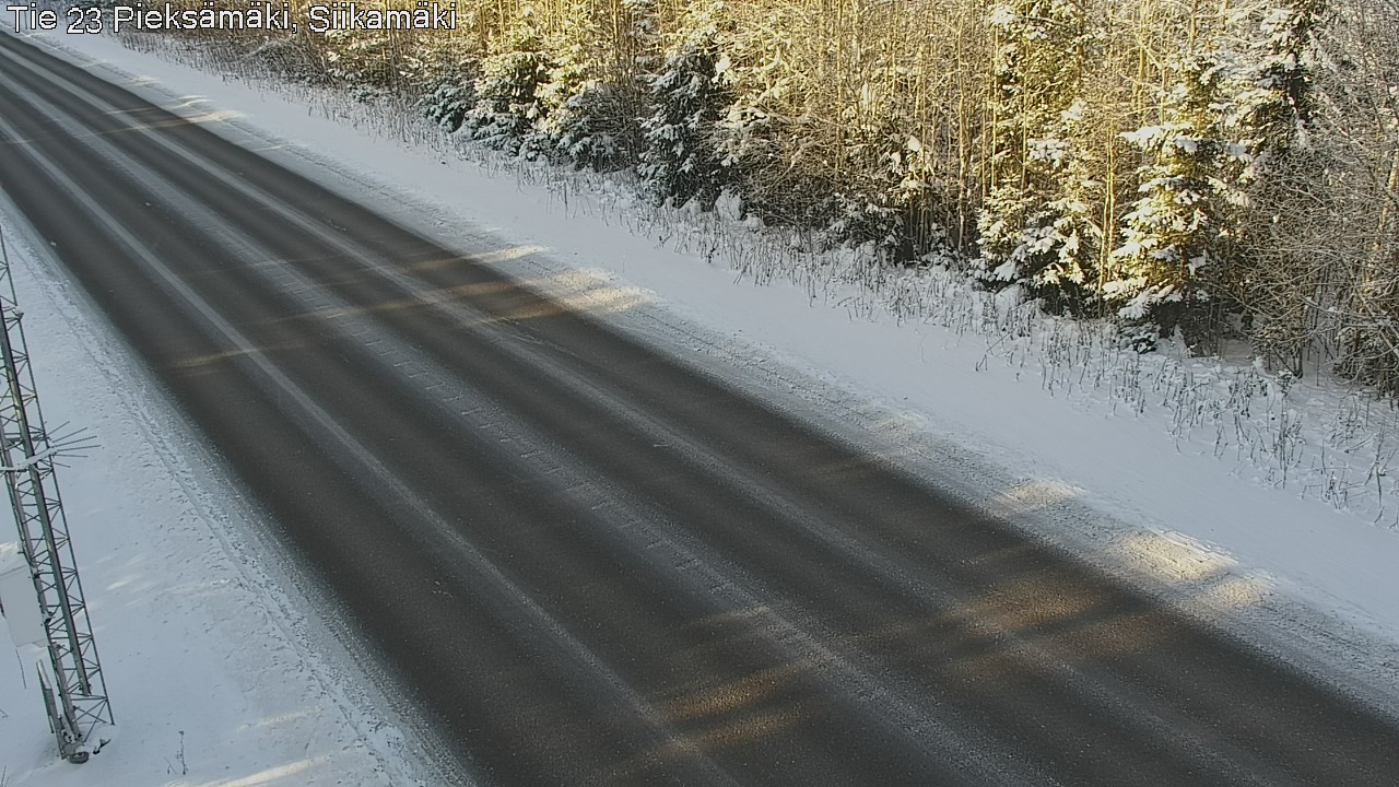 Weather Camera Image Road 23 Pieksämäki, Siikamäki, Pieksämäki, Etelä-Savo