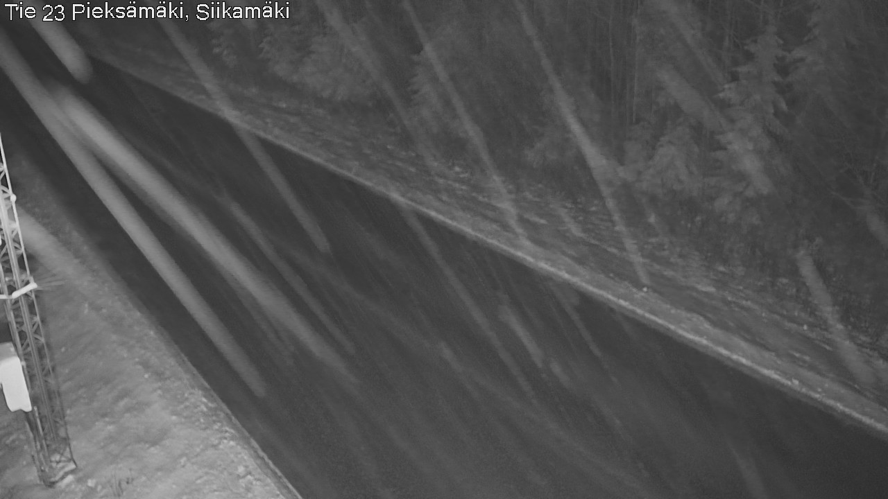 Weather Camera Image Väg 23 Pieksämäki, Siikamäki, Pieksämäki, Etelä-Savo