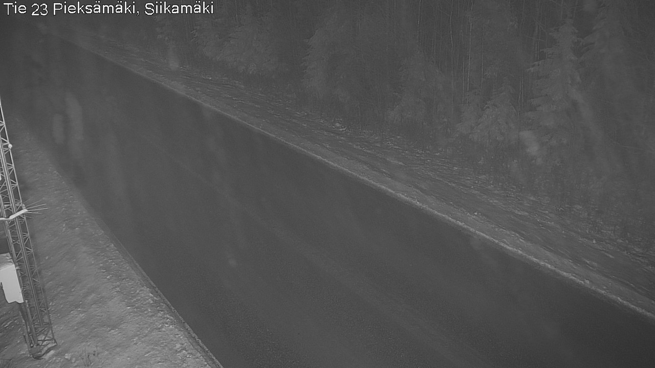 Weather Camera Image Väg 23 Pieksämäki, Siikamäki, Pieksämäki, Etelä-Savo