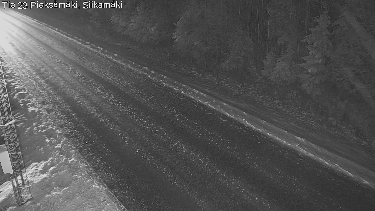 Weather Camera Image Väg 23 Pieksämäki, Siikamäki, Pieksämäki, Etelä-Savo