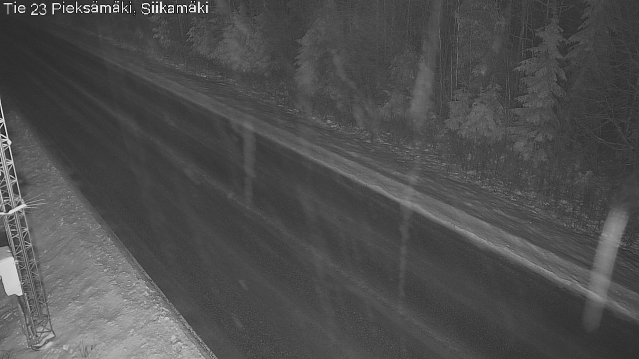 Weather Camera Image Väg 23 Pieksämäki, Siikamäki, Pieksämäki, Etelä-Savo