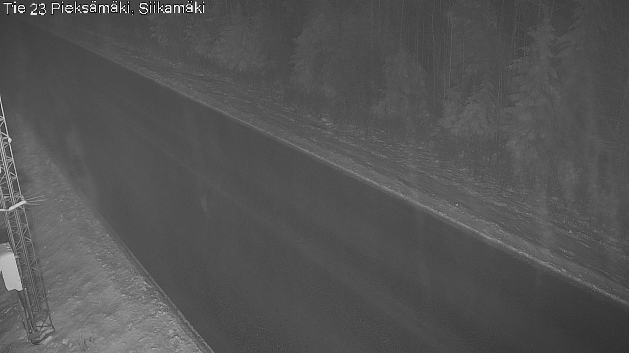 Weather Camera Image Väg 23 Pieksämäki, Siikamäki, Pieksämäki, Etelä-Savo