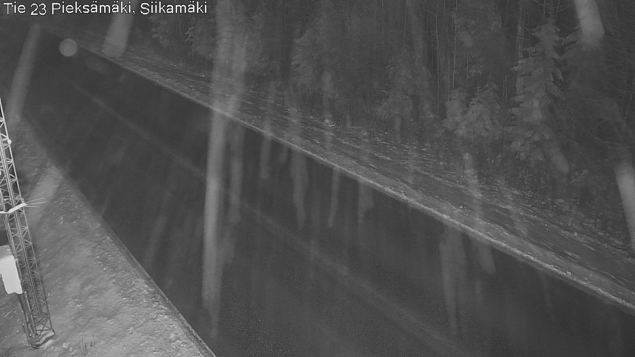 Weather Camera Image Väg 23 Pieksämäki, Siikamäki, Pieksämäki, Etelä-Savo