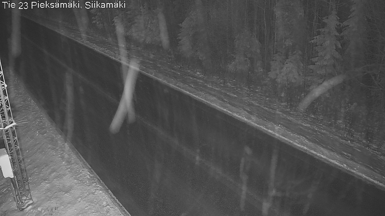 Weather Camera Image Väg 23 Pieksämäki, Siikamäki, Pieksämäki, Etelä-Savo