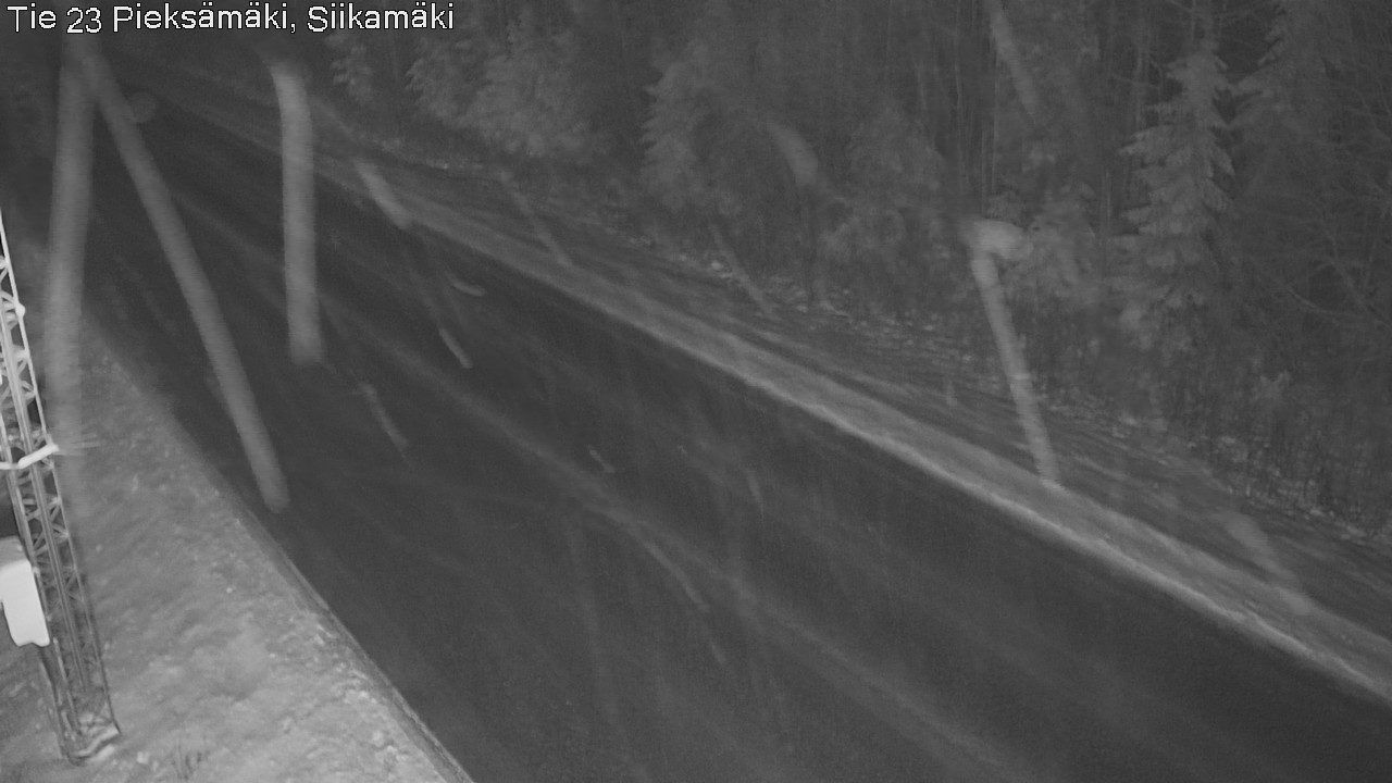 Weather Camera Image Väg 23 Pieksämäki, Siikamäki, Pieksämäki, Etelä-Savo