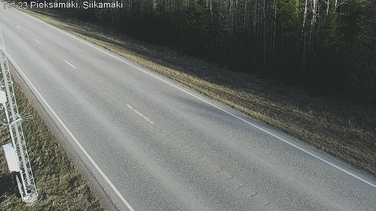 Weather Camera Image Road 23 Pieksämäki, Siikamäki, Pieksämäki, Etelä-Savo
