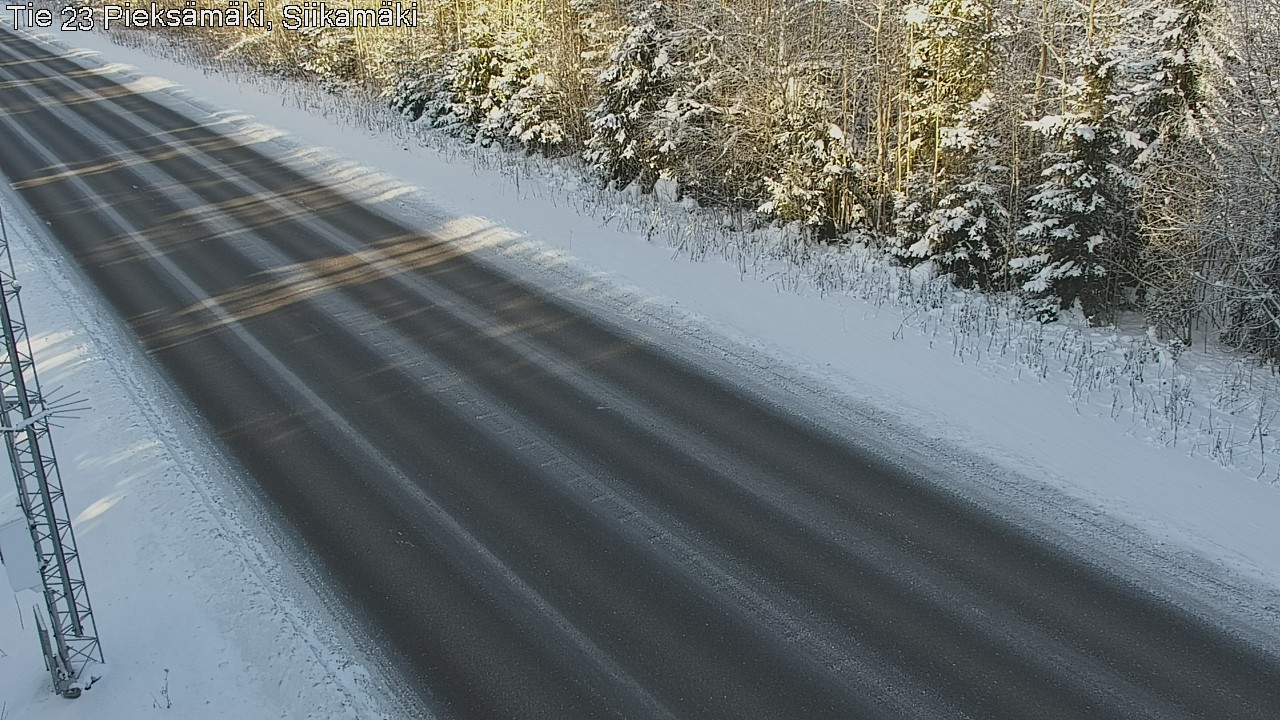 Weather Camera Image Road 23 Pieksämäki, Siikamäki, Pieksämäki, Etelä-Savo