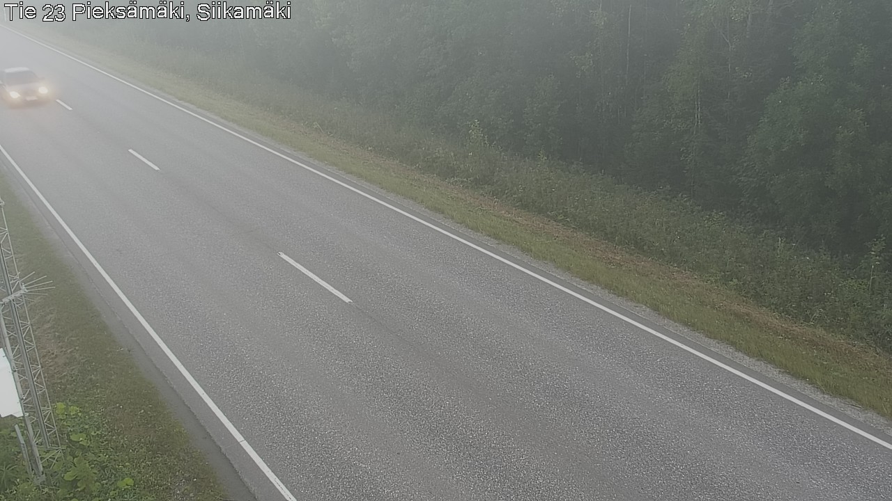 Weather Camera Image Road 23 Pieksämäki, Siikamäki, Pieksämäki, Etelä-Savo