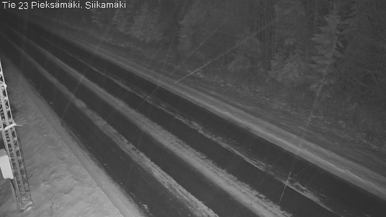Weather Camera Image Väg 23 Pieksämäki, Siikamäki, Pieksämäki, Etelä-Savo