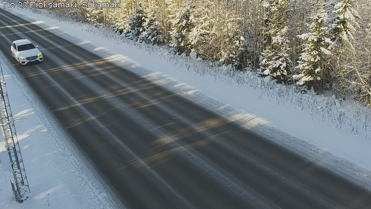 Weather Camera Image Road 23 Pieksämäki, Siikamäki, Pieksämäki, Etelä-Savo