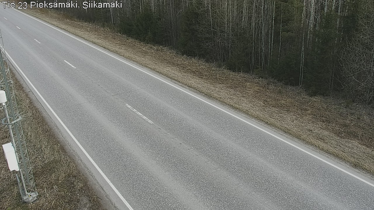 Weather Camera Image Road 23 Pieksämäki, Siikamäki, Pieksämäki, Etelä-Savo