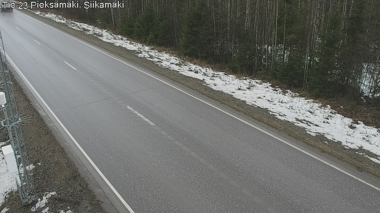 Weather Camera Image Road 23 Pieksämäki, Siikamäki, Pieksämäki, Etelä-Savo