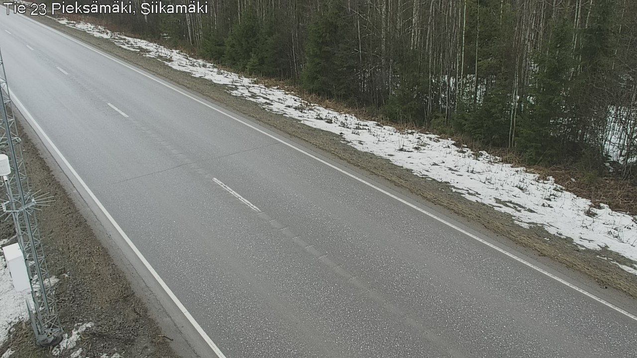 Weather Camera Image Road 23 Pieksämäki, Siikamäki, Pieksämäki, Etelä-Savo