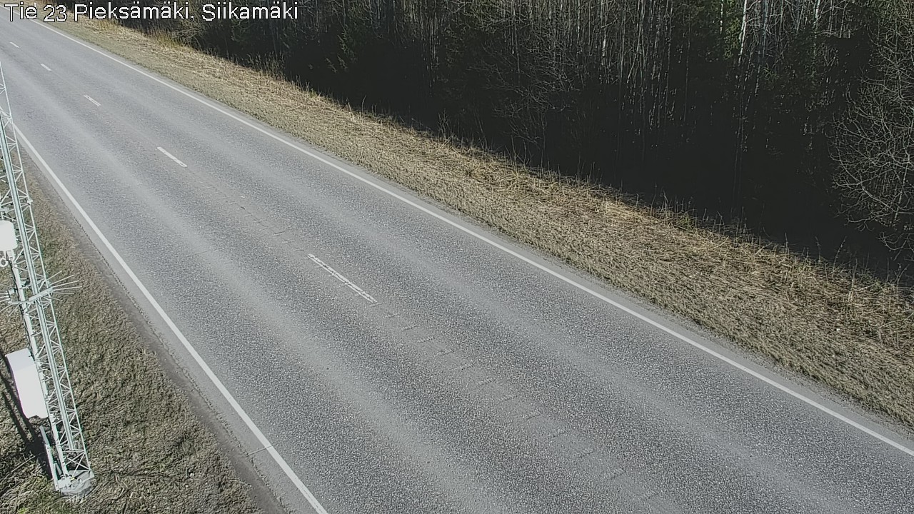Weather Camera Image Road 23 Pieksämäki, Siikamäki, Pieksämäki, Etelä-Savo