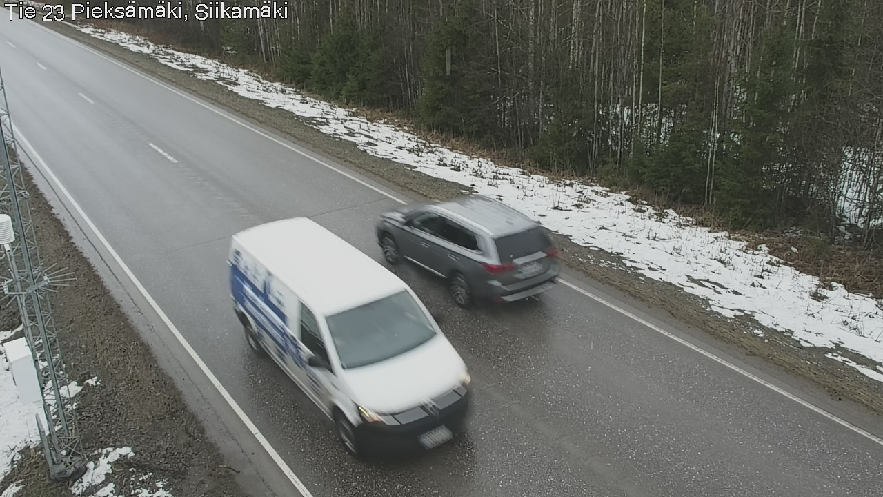 Weather Camera Image Road 23 Pieksämäki, Siikamäki, Pieksämäki, Etelä-Savo