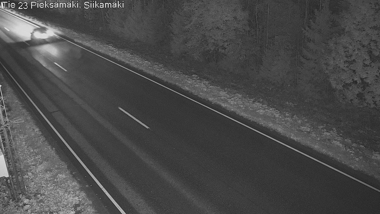 Weather Camera Image Road 23 Pieksämäki, Siikamäki, Pieksämäki, Etelä-Savo