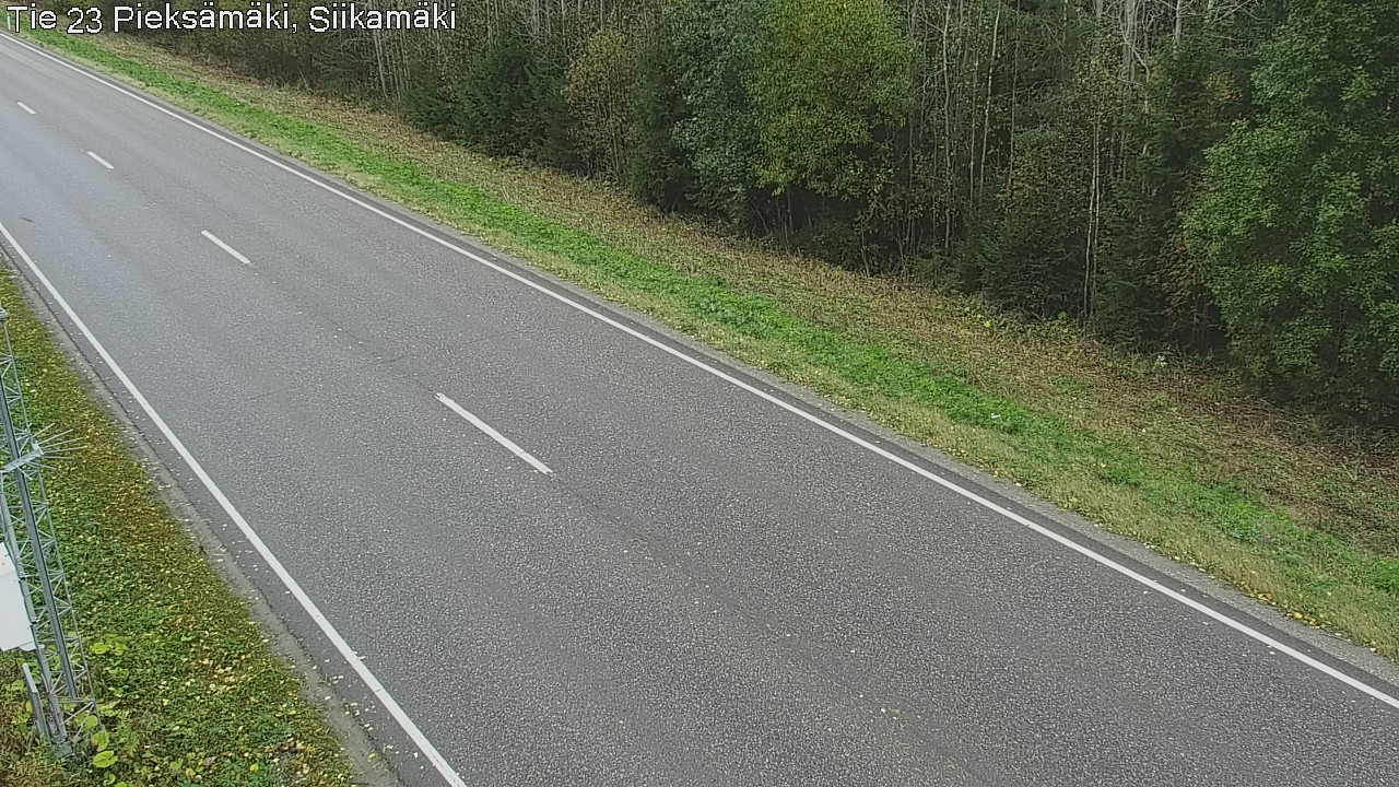Weather Camera Image Road 23 Pieksämäki, Siikamäki, Pieksämäki, Etelä-Savo