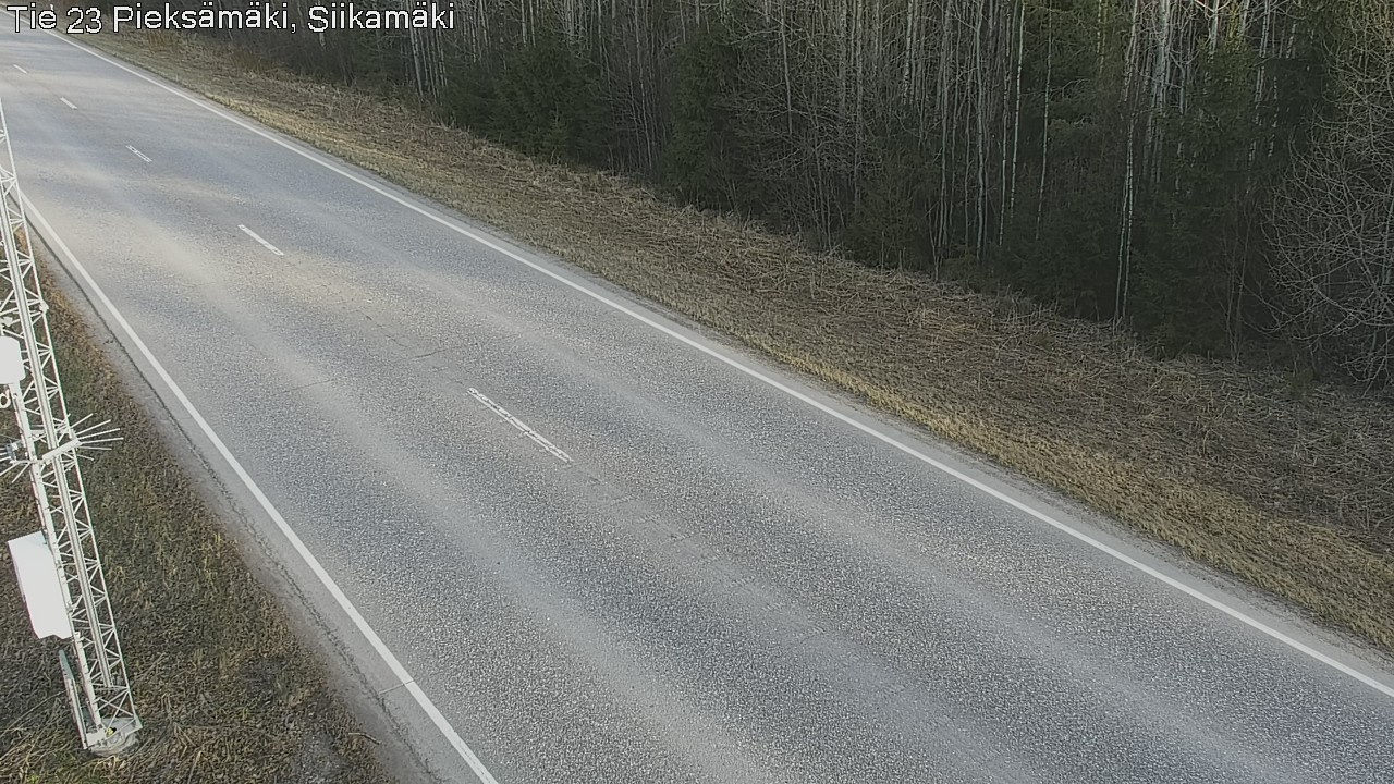 Weather Camera Image Road 23 Pieksämäki, Siikamäki, Pieksämäki, Etelä-Savo