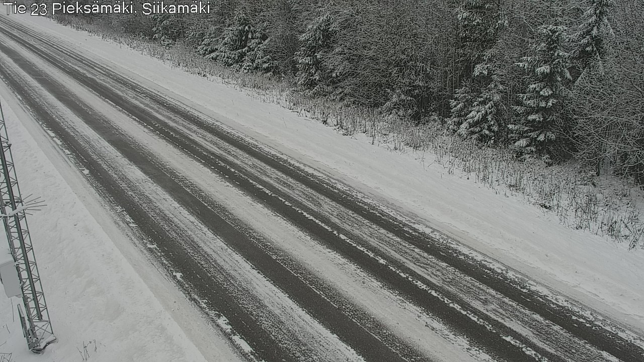 Weather Camera Image Väg 23 Pieksämäki, Siikamäki, Pieksämäki, Etelä-Savo