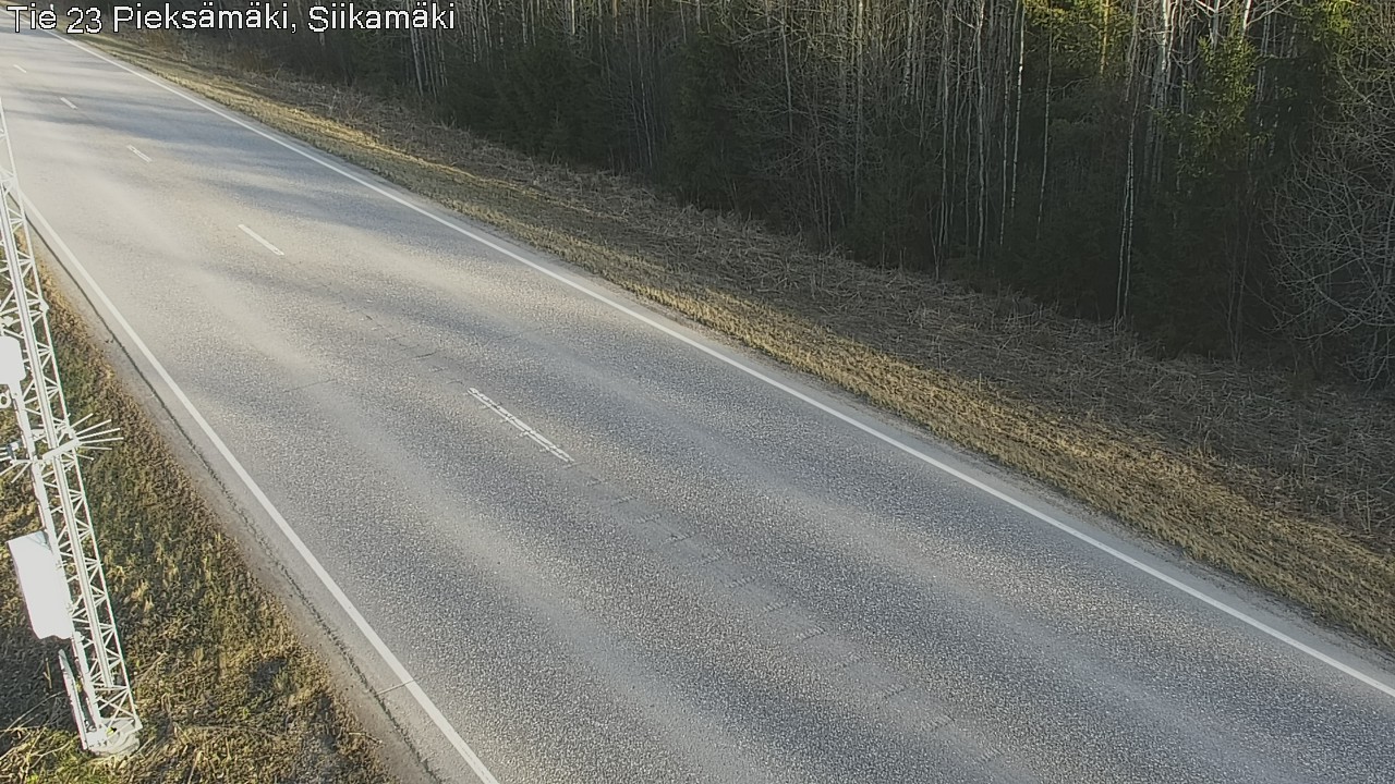 Weather Camera Image Road 23 Pieksämäki, Siikamäki, Pieksämäki, Etelä-Savo
