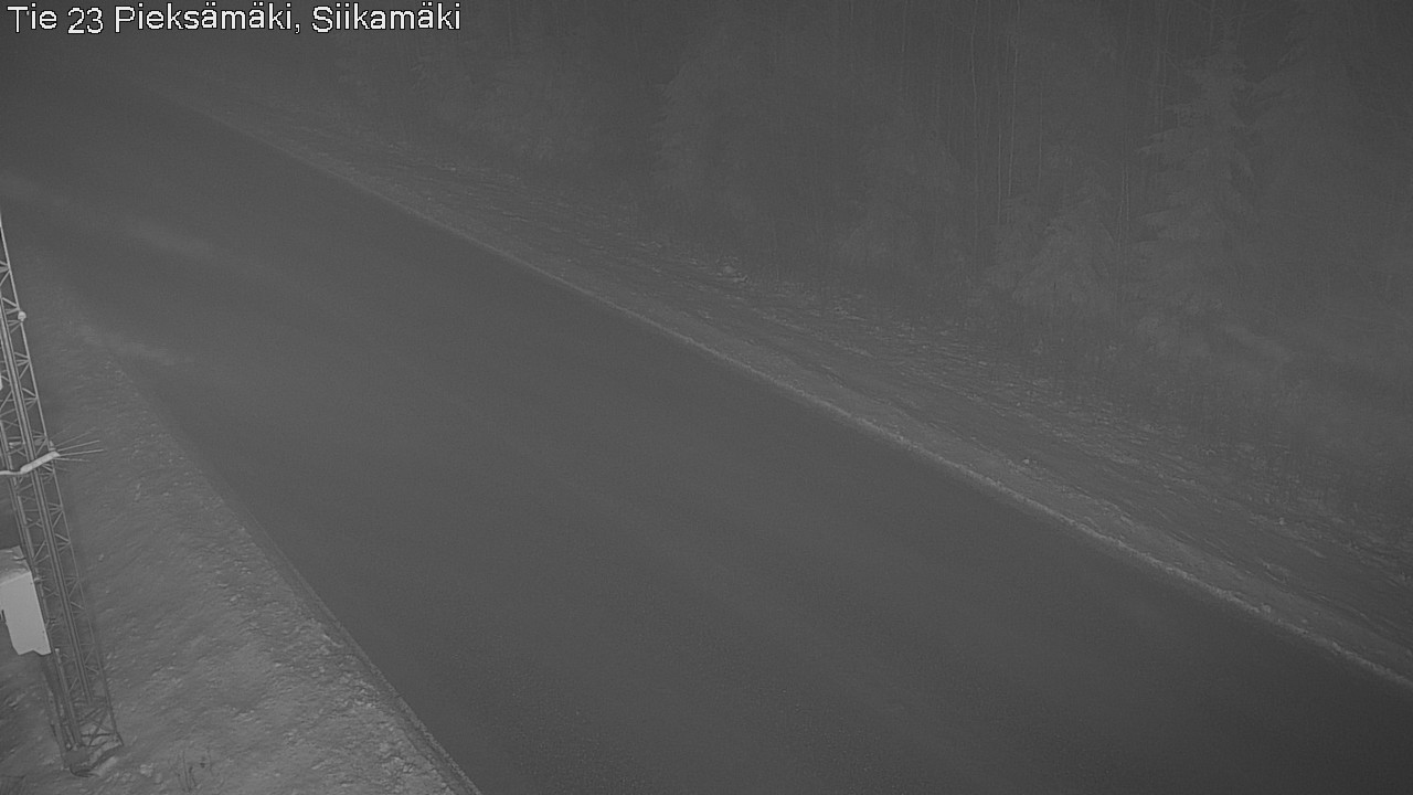 Weather Camera Image Väg 23 Pieksämäki, Siikamäki, Pieksämäki, Etelä-Savo