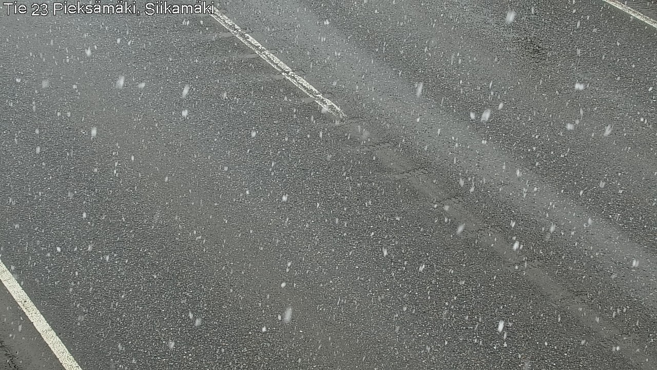 Weather Camera Image Väg 23 Pieksämäki, Siikamäki, Pieksämäki, Etelä-Savo