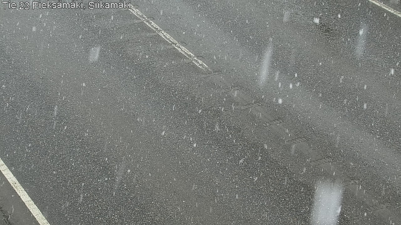 Weather Camera Image Väg 23 Pieksämäki, Siikamäki, Pieksämäki, Etelä-Savo