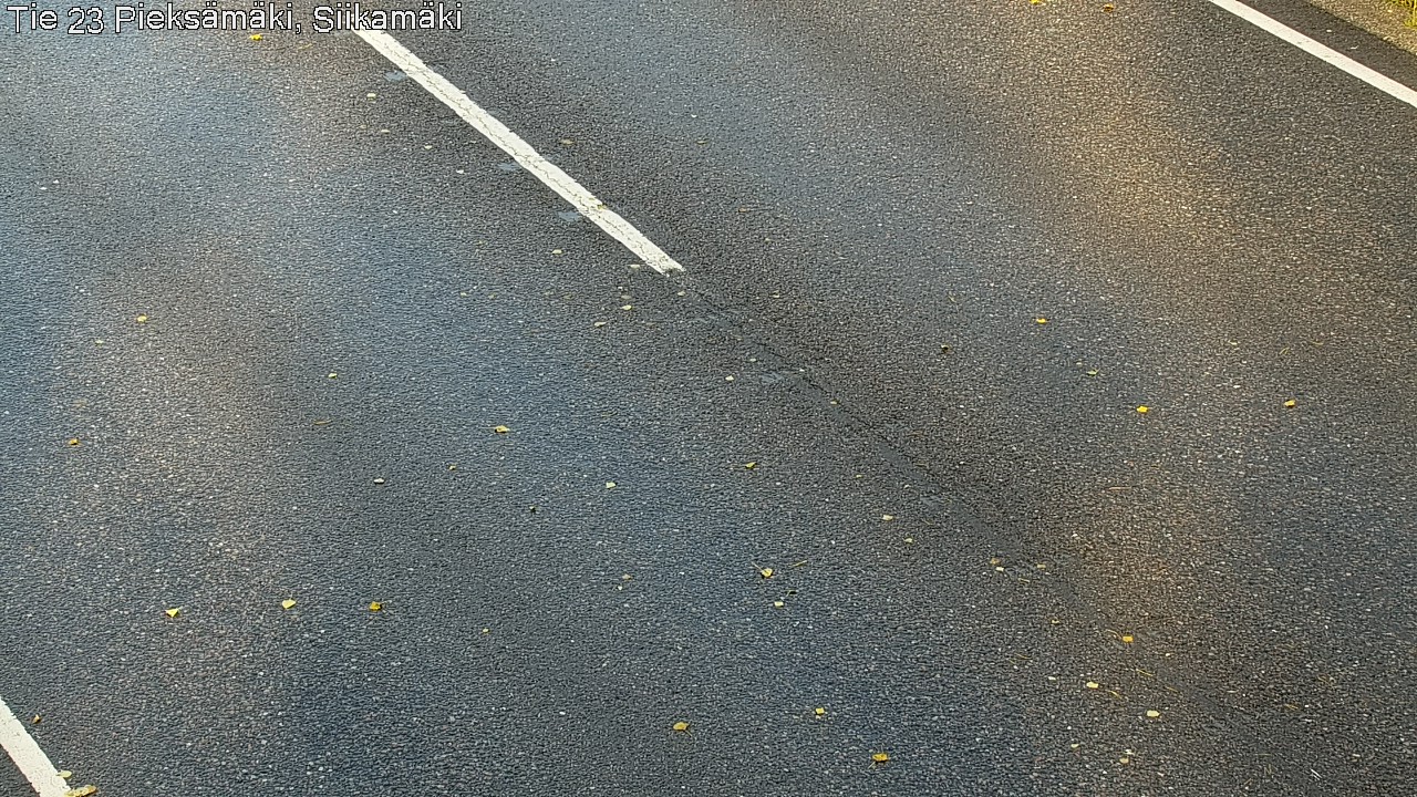 Weather Camera Image Väg 23 Pieksämäki, Siikamäki, Pieksämäki, Etelä-Savo
