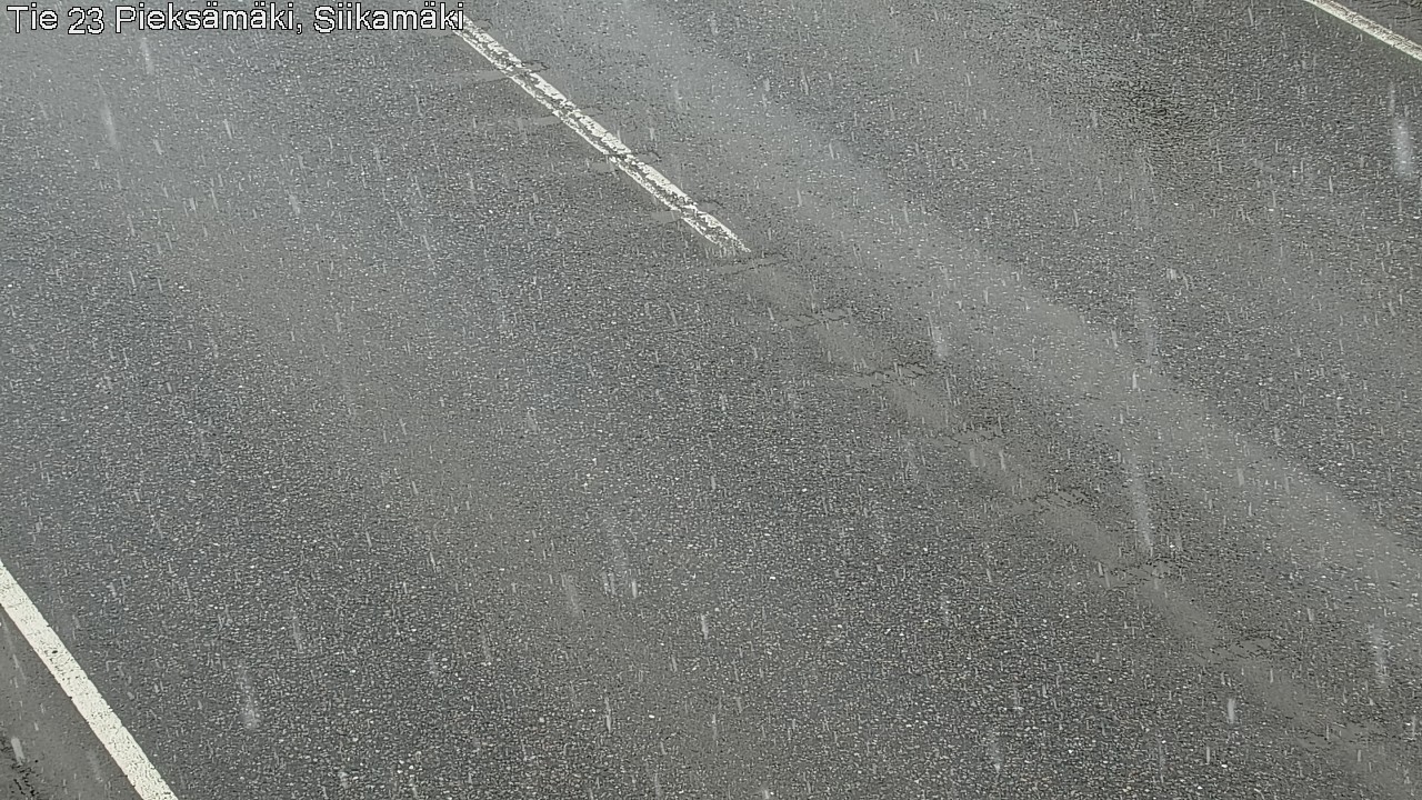 Weather Camera Image Väg 23 Pieksämäki, Siikamäki, Pieksämäki, Etelä-Savo