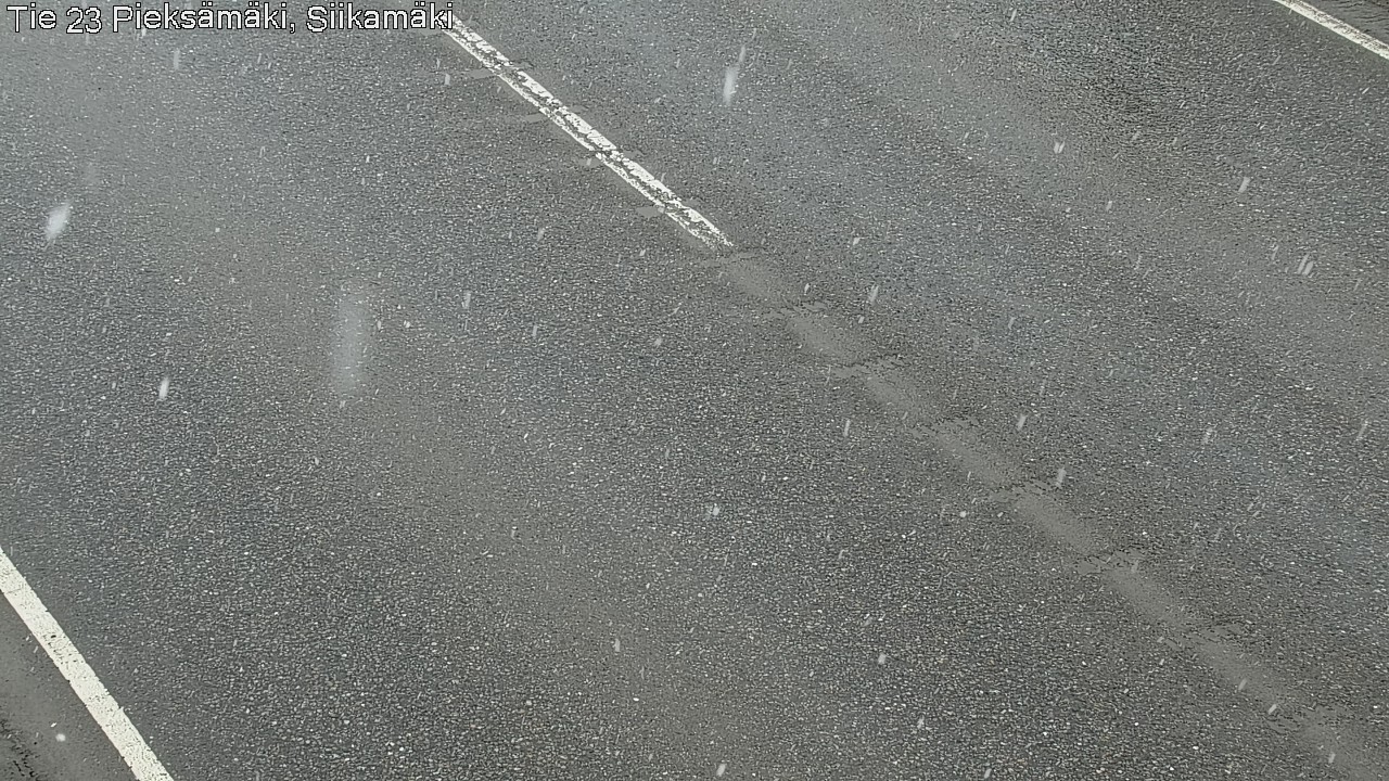 Weather Camera Image Väg 23 Pieksämäki, Siikamäki, Pieksämäki, Etelä-Savo