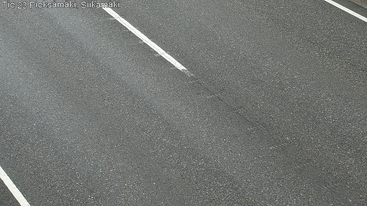 Weather Camera Image Väg 23 Pieksämäki, Siikamäki, Pieksämäki, Etelä-Savo