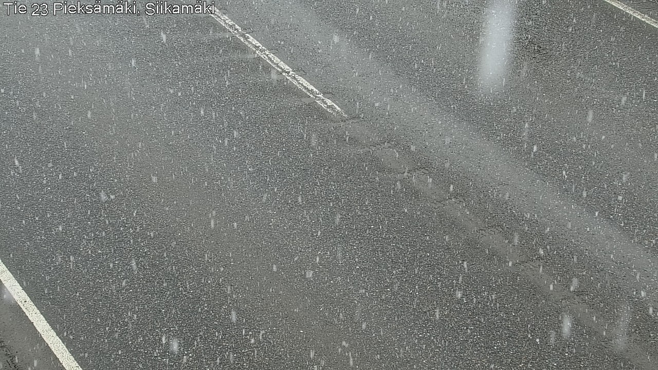 Weather Camera Image Väg 23 Pieksämäki, Siikamäki, Pieksämäki, Etelä-Savo