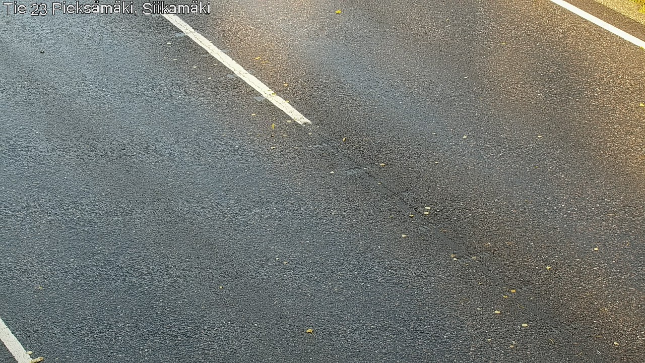 Weather Camera Image Väg 23 Pieksämäki, Siikamäki, Pieksämäki, Etelä-Savo