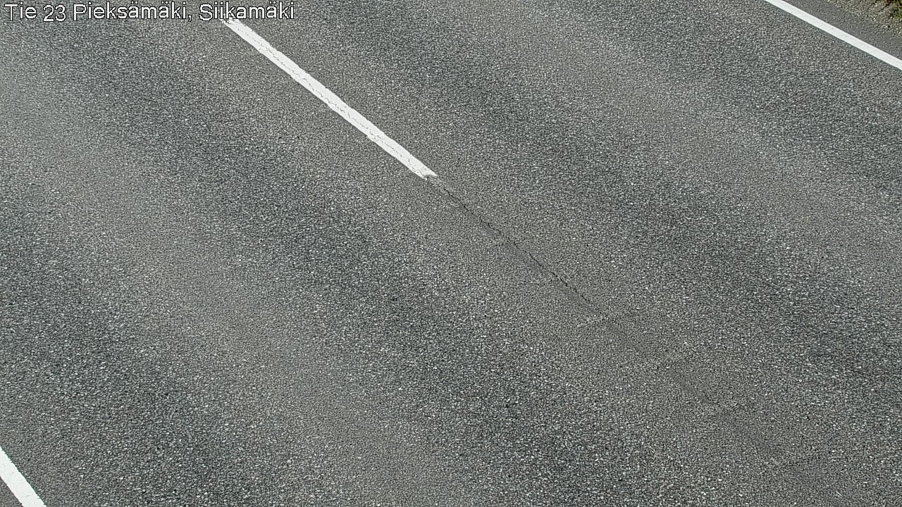 Weather Camera Image Väg 23 Pieksämäki, Siikamäki, Pieksämäki, Etelä-Savo