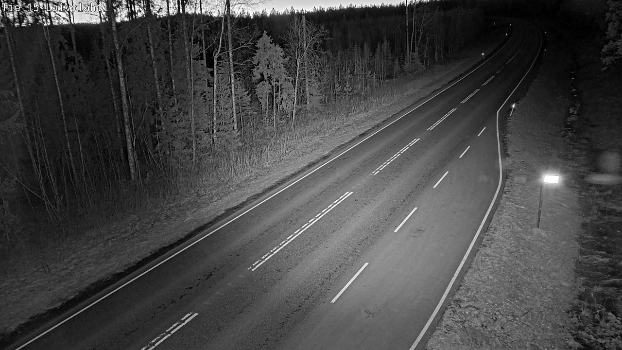 Weather Camera Image Väg 15 Laivolahti, Mäntyharju, Etelä-Savo
