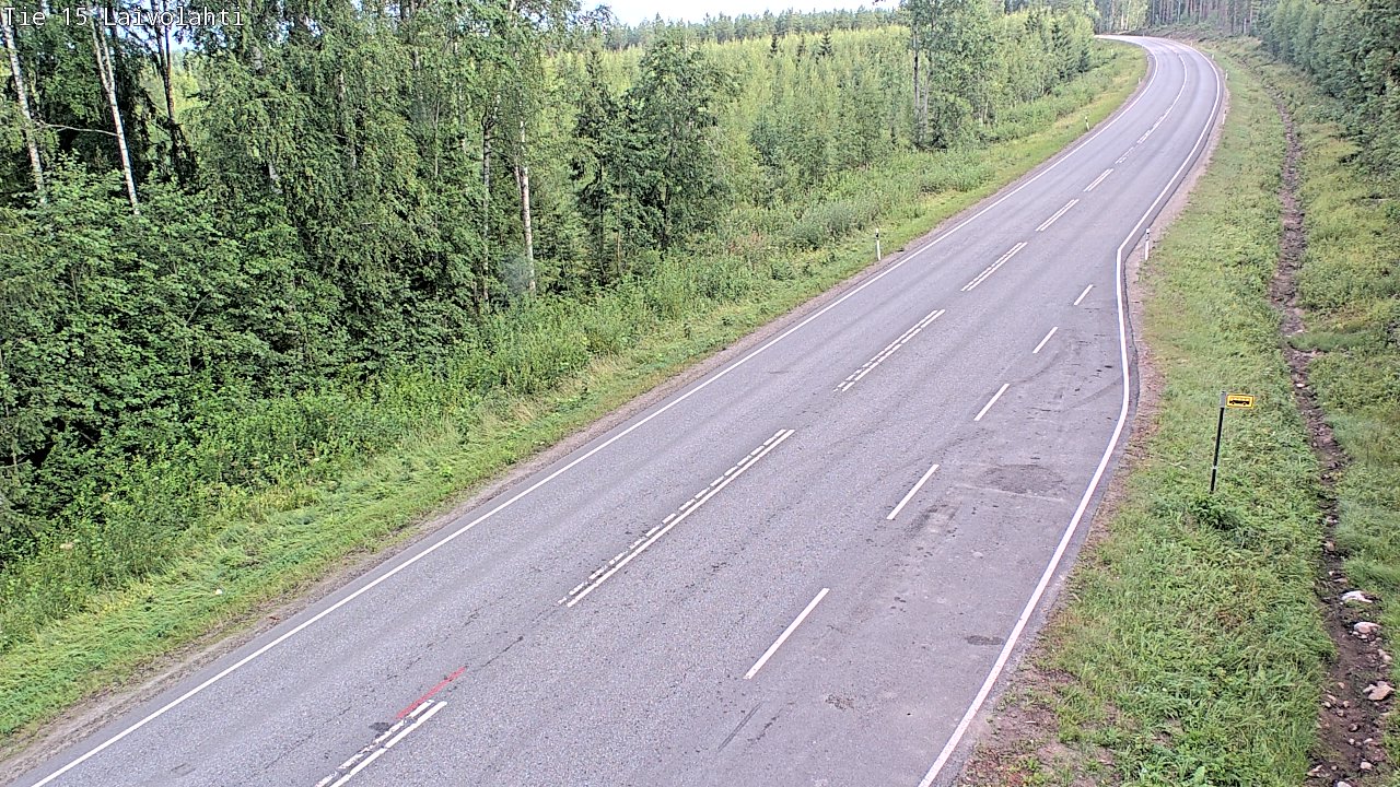 Weather Camera Image Väg 15 Laivolahti, Mäntyharju, Etelä-Savo