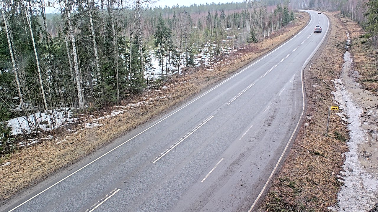 Weather Camera Image Road 15 Laivolahti, Mäntyharju, Etelä-Savo
