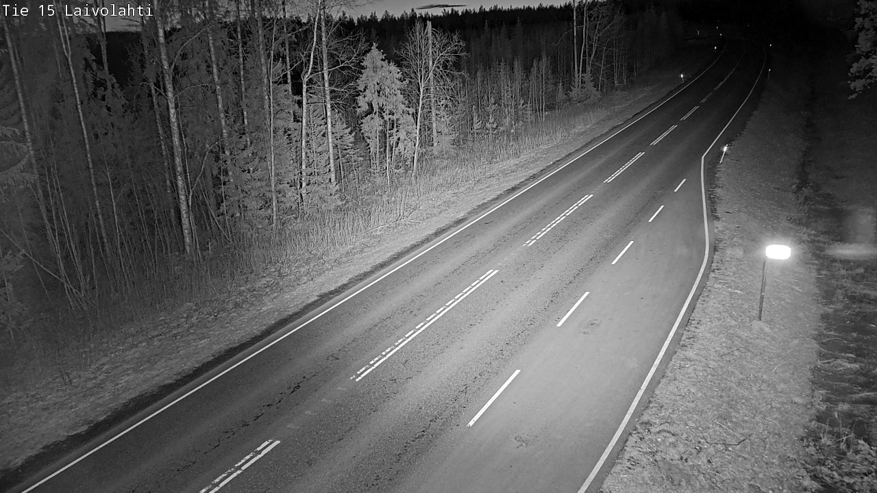 Weather Camera Image Väg 15 Laivolahti, Mäntyharju, Etelä-Savo