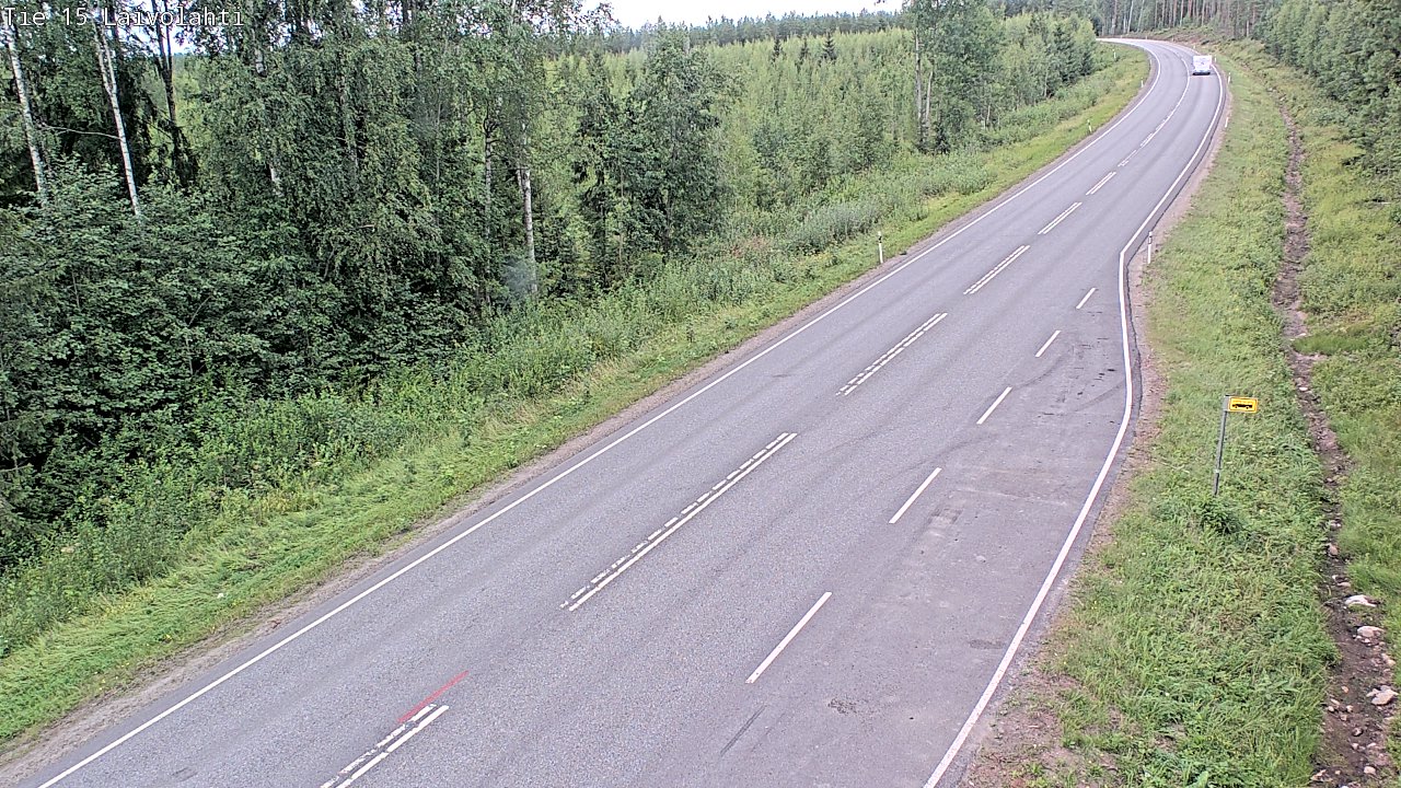 Weather Camera Image Väg 15 Laivolahti, Mäntyharju, Etelä-Savo