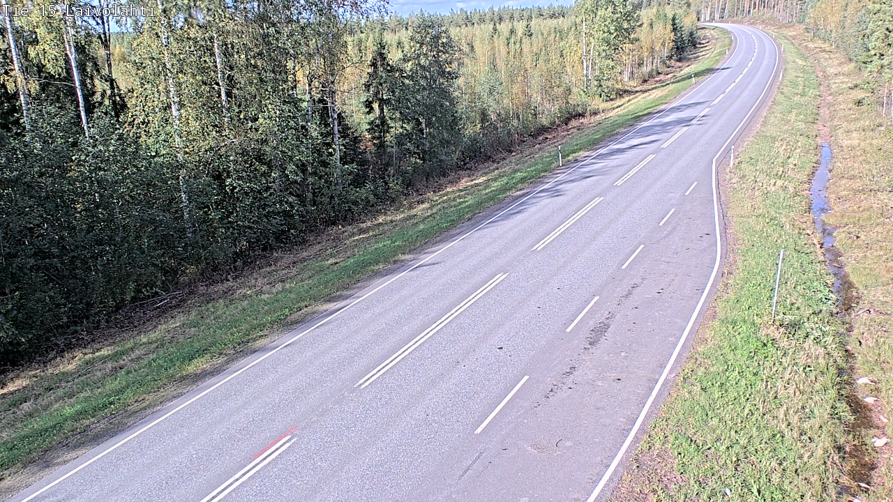 Weather Camera Image Road 15 Laivolahti, Mäntyharju, Etelä-Savo