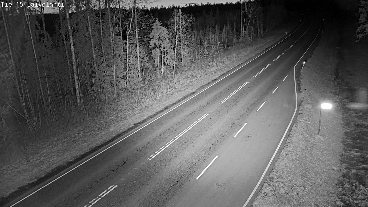 Weather Camera Image Väg 15 Laivolahti, Mäntyharju, Etelä-Savo